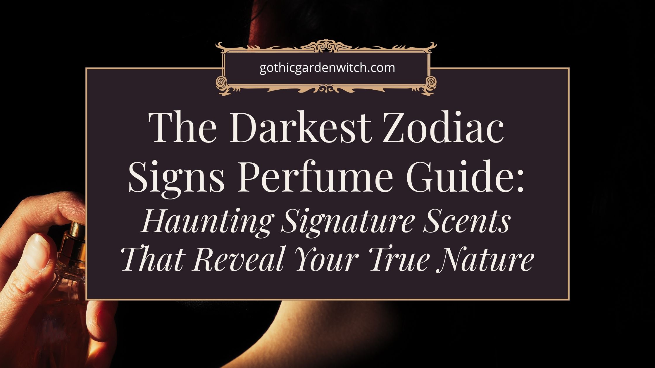 Guide to dark zodiac sign perfumes