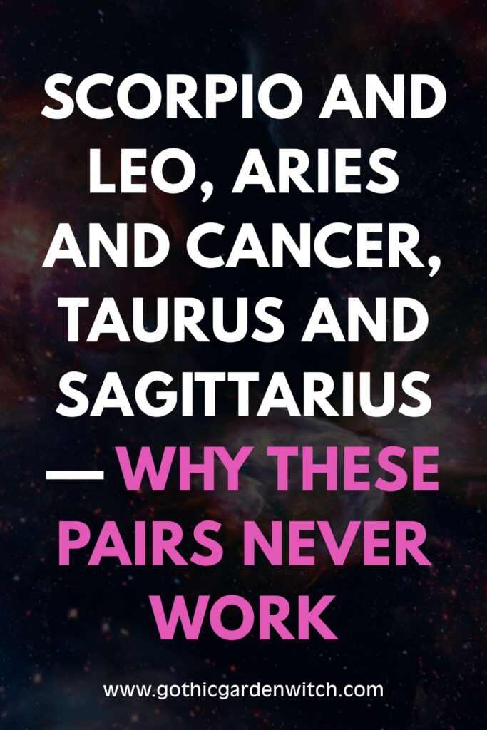 Toxic Zodiac sign pairings