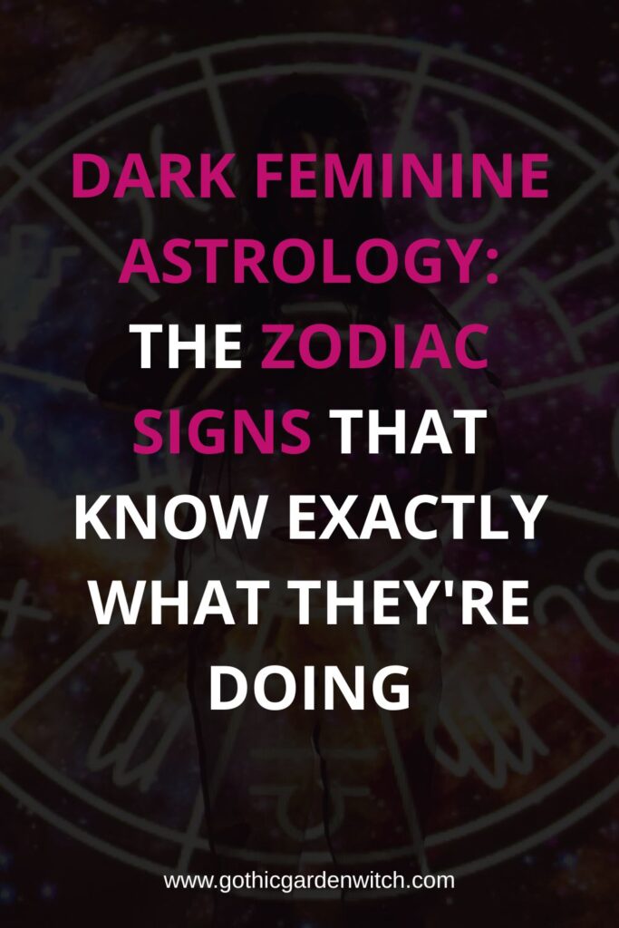 Dark Feminine Astrology-the Zodiac Signs That Know Exactly What They are Doing