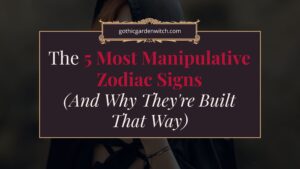 dark feminine woman with shadow — most manipulative zodiac signs ranked