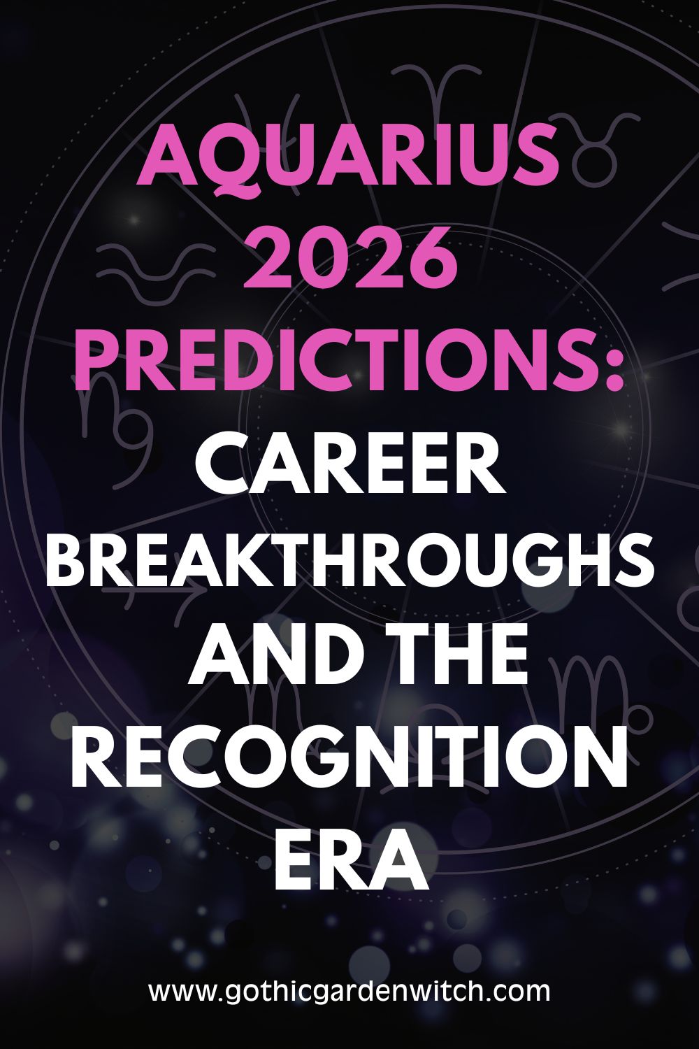 Aquarius 2026 love horoscope — the wall has a door now