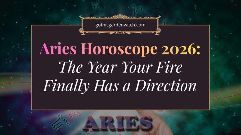 Aries Horoscope 2026: The Year Your Fire Finally Has a Direction