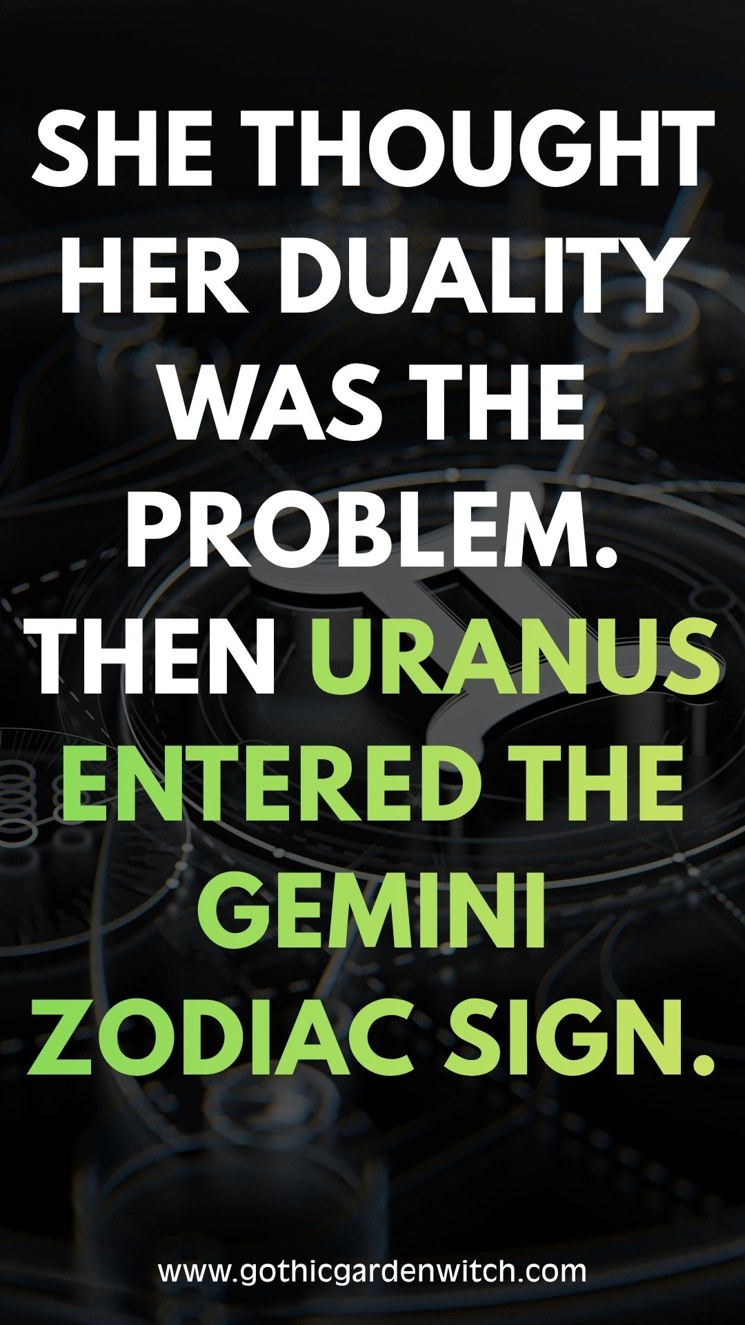 Gemini horoscope 2026 dark feminine Uranus transformation pin - key 2026 dates