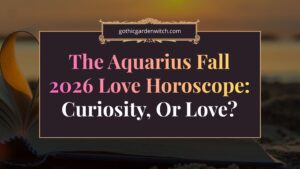 The Aquarius Fall 2026 Love Horoscope: Curiosity, Or Love?