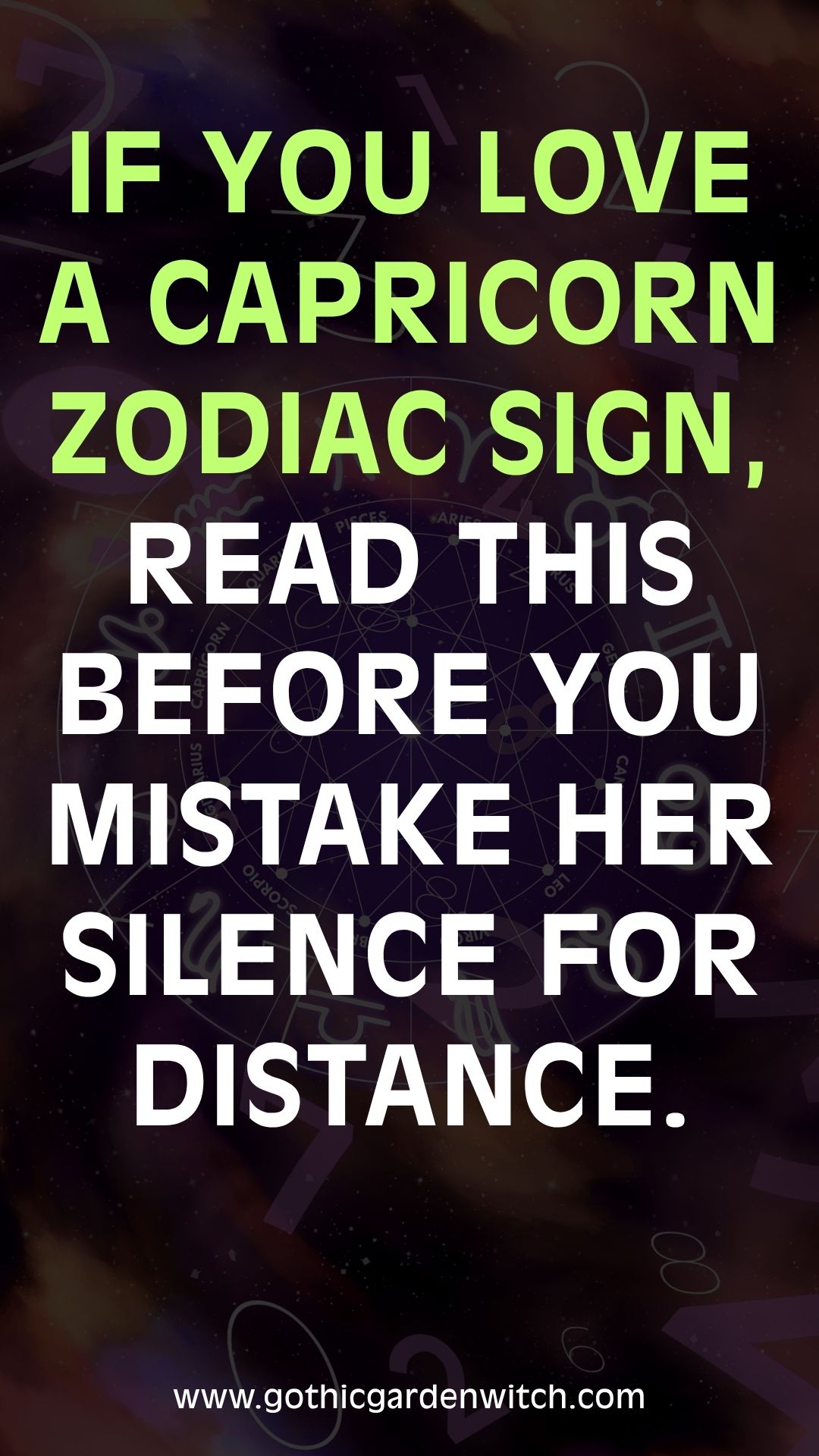 If you love a Capricorn zodiac sign, read this before you mistake her silence for distance.