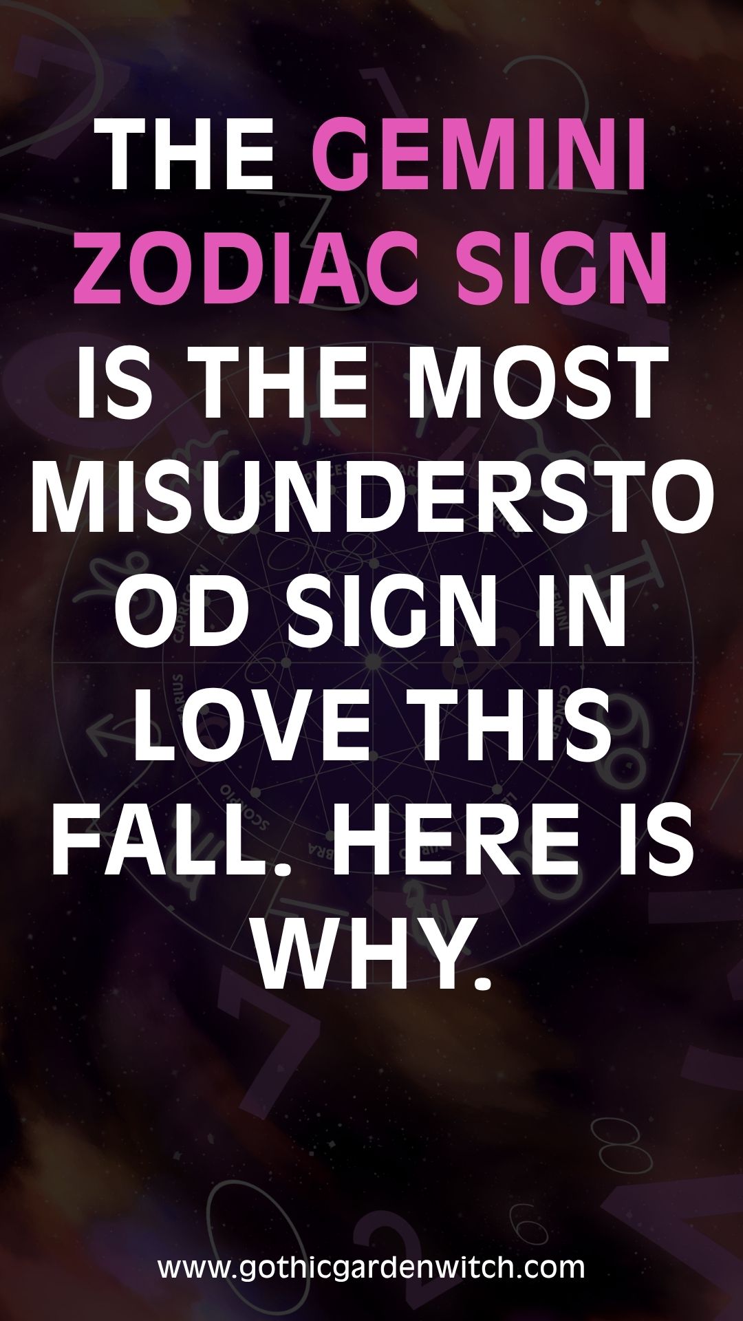 The Gemini zodiac sign is the most misunderstood sign in love this fall. Here is why.
