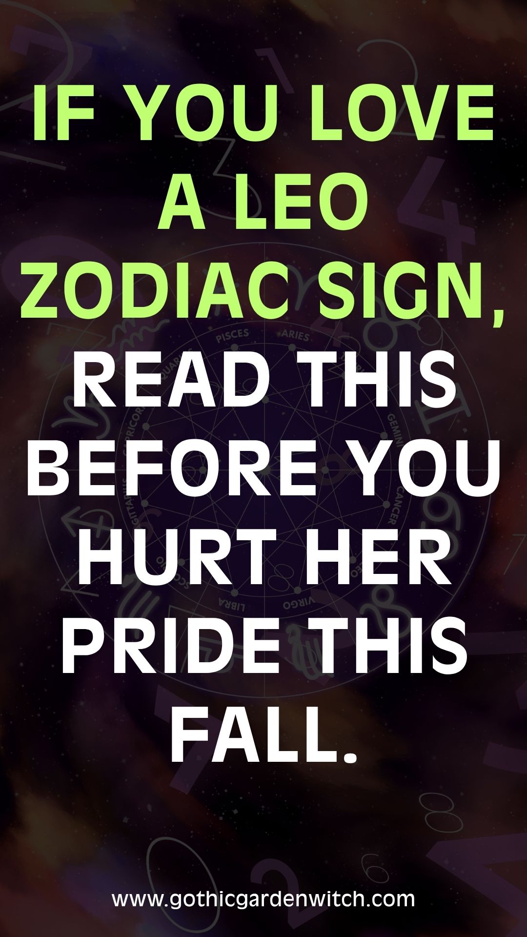 If you love a Leo zodiac sign, read this before you hurt her pride this fall.