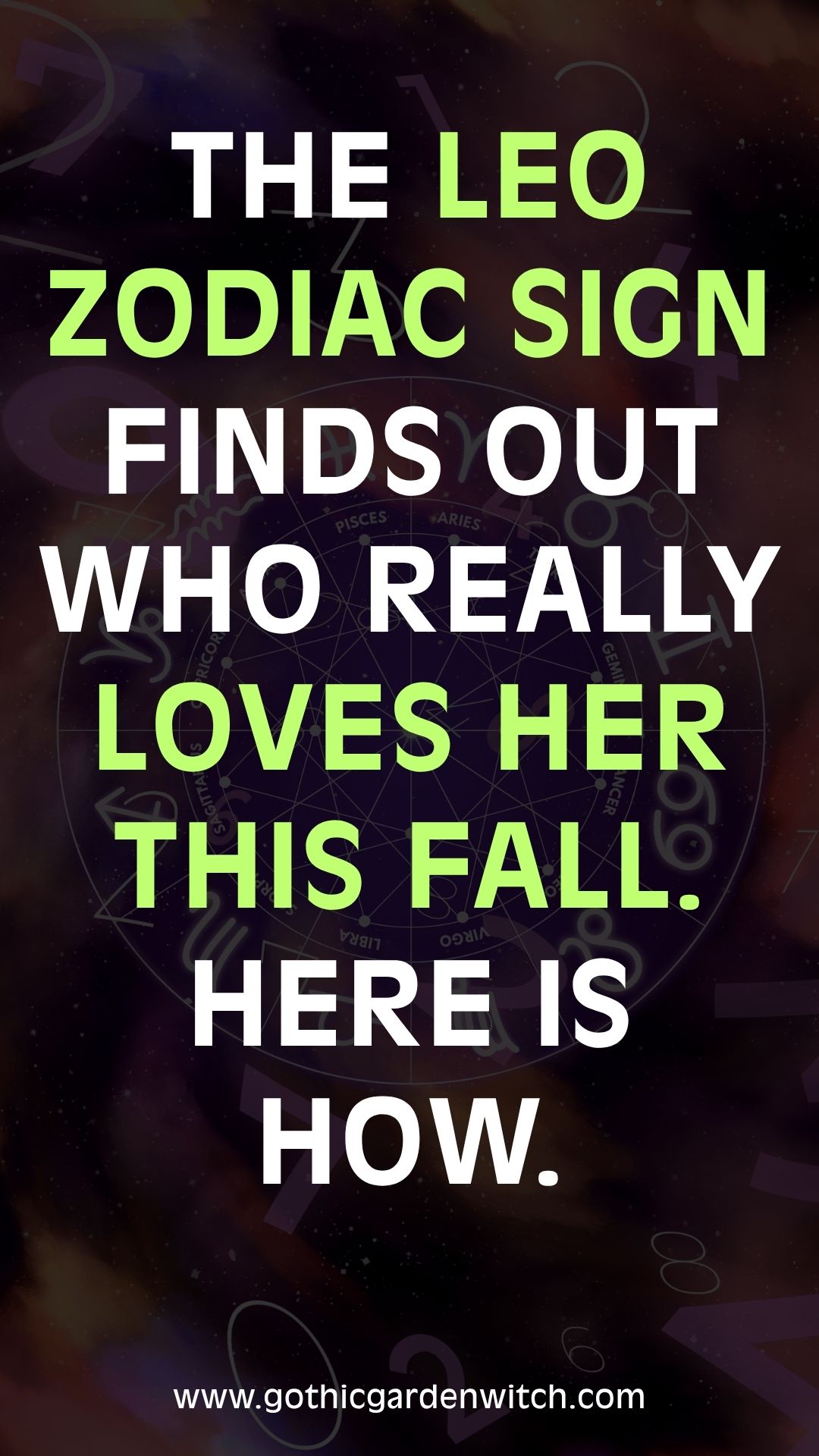The Leo zodiac sign finds out who really loves her this fall. Here is how.