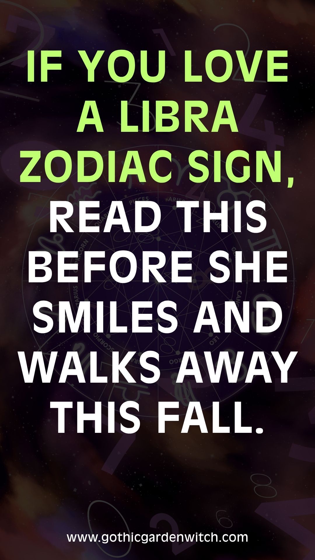 If you love a Libra zodiac sign, read this before she smiles and walks away this fall.
