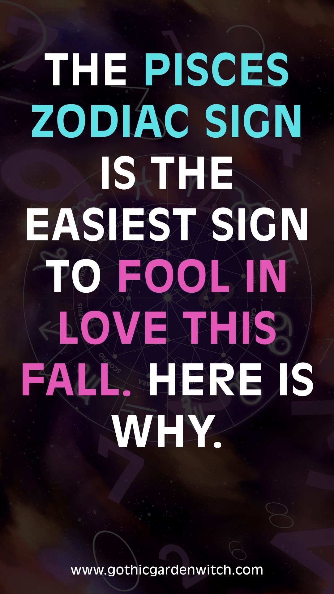 The Pisces zodiac sign is the easiest sign to fool in love this fall. Here is why.