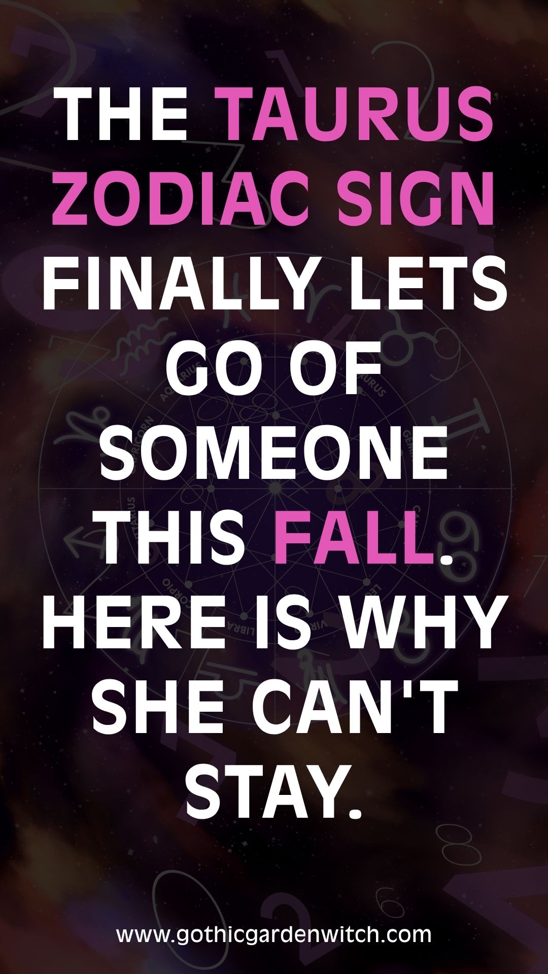 The Taurus zodiac sign finally lets go of someone this fall. Here is why she can't stay.